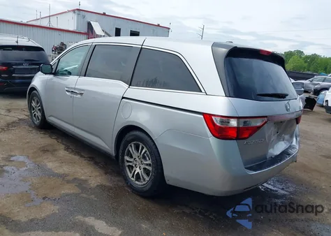 2013 Honda Odyssey Ex-L from USA, damaged, VIN 5FNRL5H65DB016660